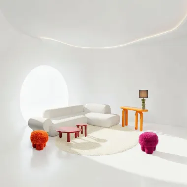 Kare Stolik boczny ELIANO ciemnoszary 50 x 50 x 50cm / 71250