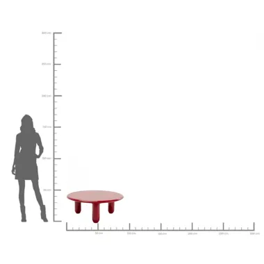 Kare Stolik boczny ELIANO ciemnoszary 90 x 35 x 90cm / 71258