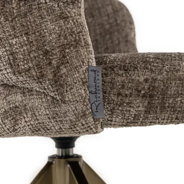 ZENDAYA Krzesło tapicerowane (Niagara 104 stone chenille) - Richmond