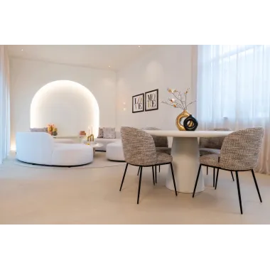 Krzesło tapicerowane ELVI  (Be Trendy 01 Nature) - Richmond