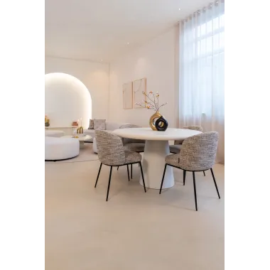 Krzesło tapicerowane ELVI  (Be Trendy 01 Nature) - Richmond