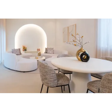 Krzesło tapicerowane ELVI  (Be Trendy 01 Nature) - Richmond