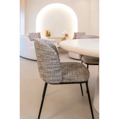 Krzesło tapicerowane ELVI  (Be Trendy 01 Nature) - Richmond