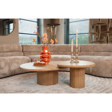 Stolik kawowy Oakley zestaw 2 (Natural oak) - Richmond