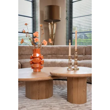 Stolik kawowy Oakley zestaw 2 (Natural oak) - Richmond