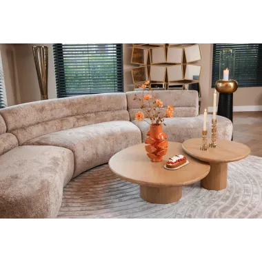 Stolik kawowy Oakley zestaw 2 (Natural oak) - Richmond