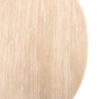 Stół jadalniany Fictus faux trawertyn (Beżowy) Ø 140cm- Richmond