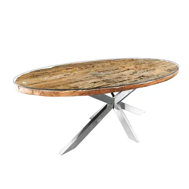 Invicta Stół BARRACUDA oval teak 220 x 77 x 100cm / 43626
