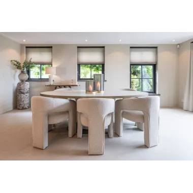 TIVOLI Stół do jadalni biały oval 230 x 75 x 110cm/ 8107 - Richmond