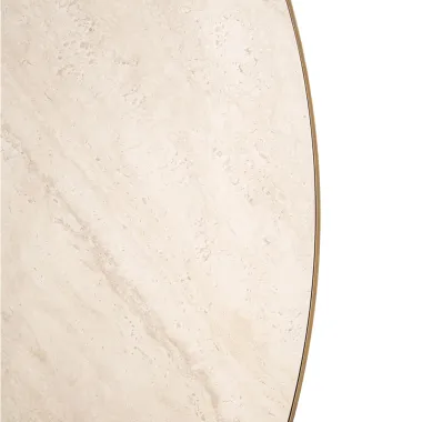 TIVOLI Stół do jadalni biały Ø 130 x 75 x 130cm / 8106 - Richmond