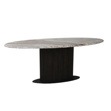 RASFORD Stół do jadalni oval 200 x 77 x 100cm / 8586