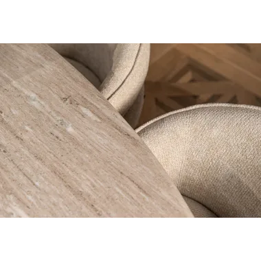 BRODMAN Stół do jadalni oval 200 x 74,5 x 100cm / 8696