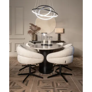 BRODMAN Stół do jadalni oval 200 x 74,5 x 100cm / 8696