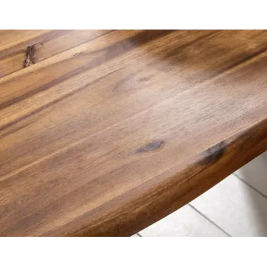 Invicta Stół do jadalni GENESIS brązowa akacja 180 x 76 x 90cm / 44952