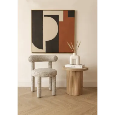 Leith LET77LB Krzesło tapicerowane