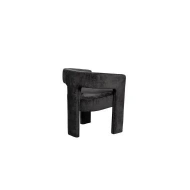 Leith LET71BLA Krzesło tapicerowane