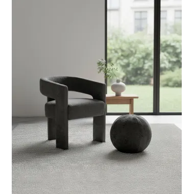 Leith LET71BLA Krzesło tapicerowane