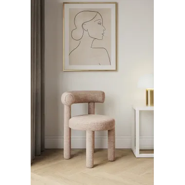 Leith LET77P Krzesło tapicerowane