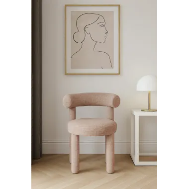 Leith LET77P Krzesło tapicerowane