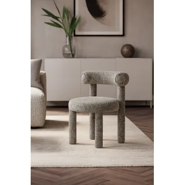 Leith LET77GR Krzesło tapicerowane