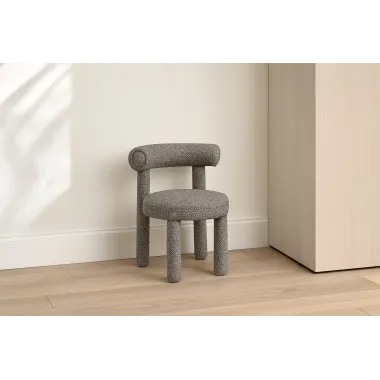 Leith LET77GR Krzesło tapicerowane