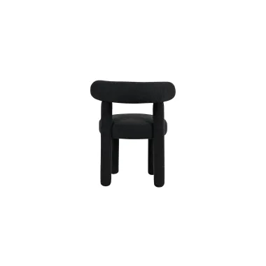 Leith LET77BLK Krzesło tapicerowane