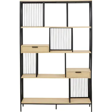 Kare Regał BOLOGNA natural 125 x 200 x 35cm / 87824