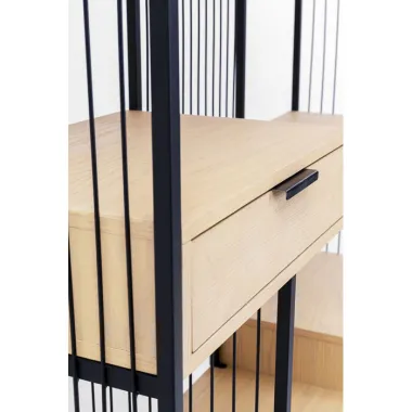 Kare Regał BOLOGNA natural 125 x 200 x 35cm / 87824