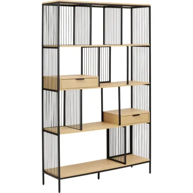 Kare Regał BOLOGNA natural 125 x 200 x 35cm / 87824