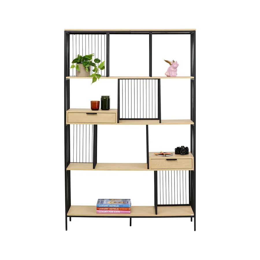 Kare Regał BOLOGNA natural 125 x 200 x 35cm / 87824