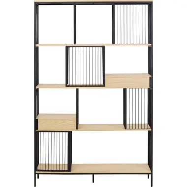 Kare Regał BOLOGNA natural 125 x 200 x 35cm / 87824