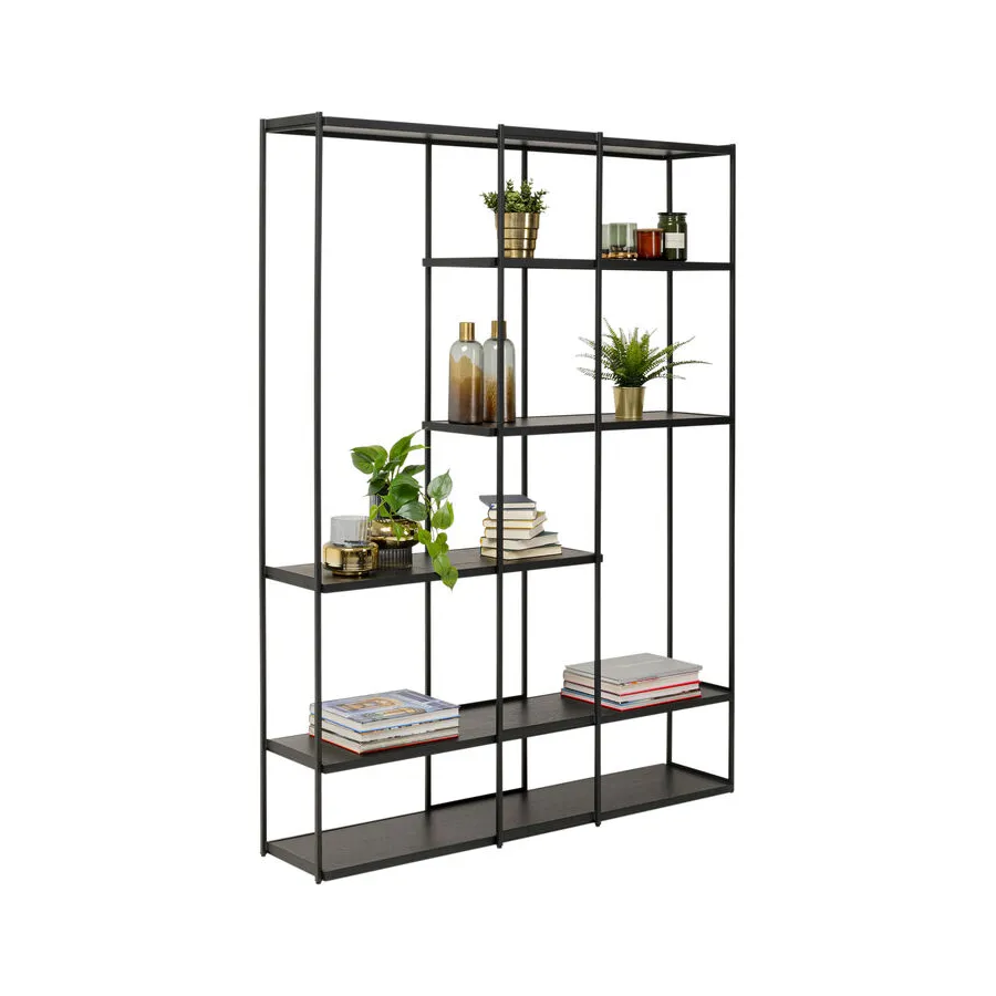 Kare Regał OSLO czarny 150 x 200 x 35cm / 87950