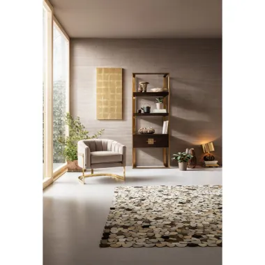 Kare Regał OSAKA czarny 82 x 210 x 45cm / 83877