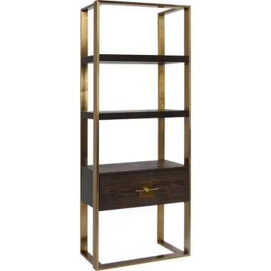 Kare Regał OSAKA czarny 82 x 210 x 45cm / 83877