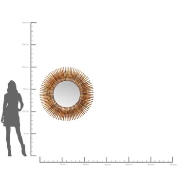 Kare Lustro ścienne SUNLIGHT 120 x 120 x 3cm / 82120