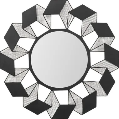 Kare Lustro ścienne CUBES złoty 70 x 70 x 2cm / 70992