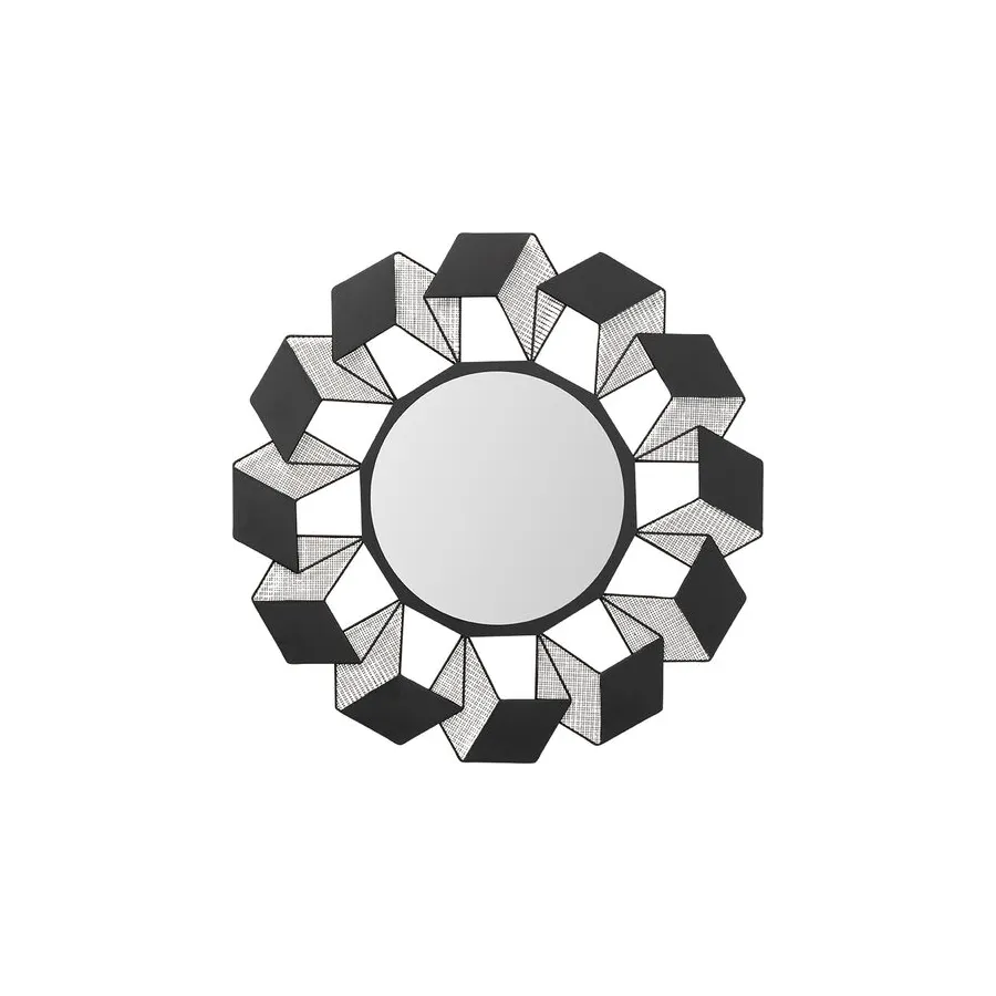 Kare Lustro ścienne CUBES złoty 70 x 70 x 2cm / 70992