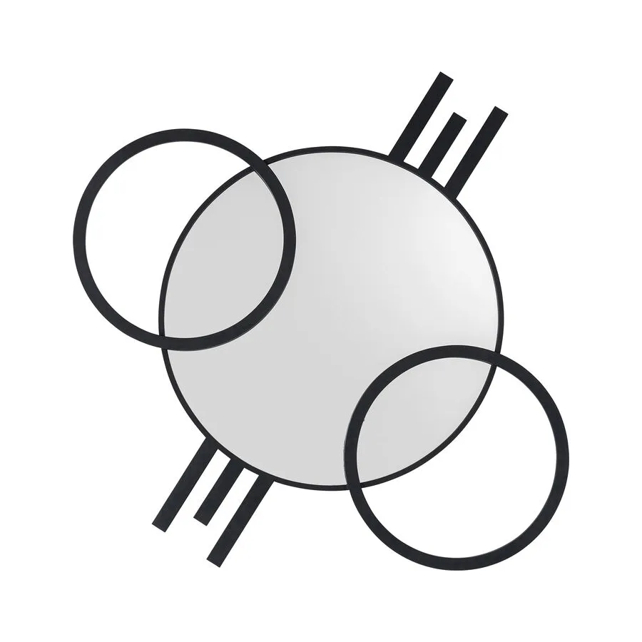 Kare Lustro ścienne TRIPLE CIRCLE 124 x 119 x 6cm / 87604