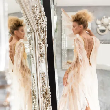 Kare Lustro ścienne ROYAL RESIDENCE 203 x 104 x 5cm / 80411