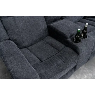 Invicta Sofa narożna HOLLYWOOD 5 osobowa ciemnoszara  270cm / 47588