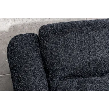 Invicta Sofa narożna HOLLYWOD 5 osobowa ciemnoszara  270cm / 47588