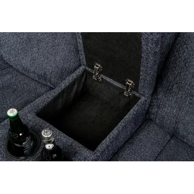 Invicta Sofa narożna HOLLYWOOD 5 osobowa ciemnoszara  270cm / 47588