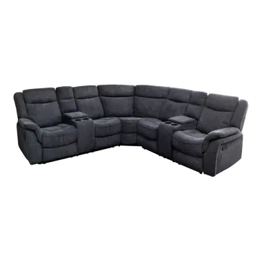 Invicta Sofa narożna HOLLYWOOD 5 osobowa ciemnoszara  270cm / 47588