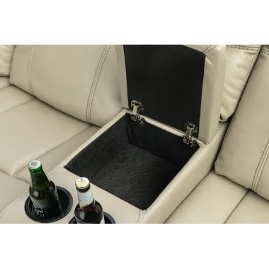 Invicta Sofa narożna HOLLYWOOD 5 osobowa beż imitacja skóry 270cm / 47589