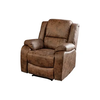 Invicta HOLLYWOOD Fotel kinowy brązowy imitacja skóry 97 x 104 x 100cm / 47596