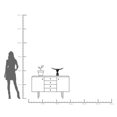 Kare Figurka dekoracyjna Deco Object Athlet Black Small 43cm / 30796