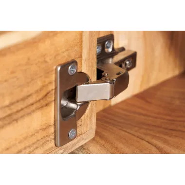 Invicta Szafka RTV MYSTIC LIVING wisząca akacja 160 x 30 x 33cm / 47770