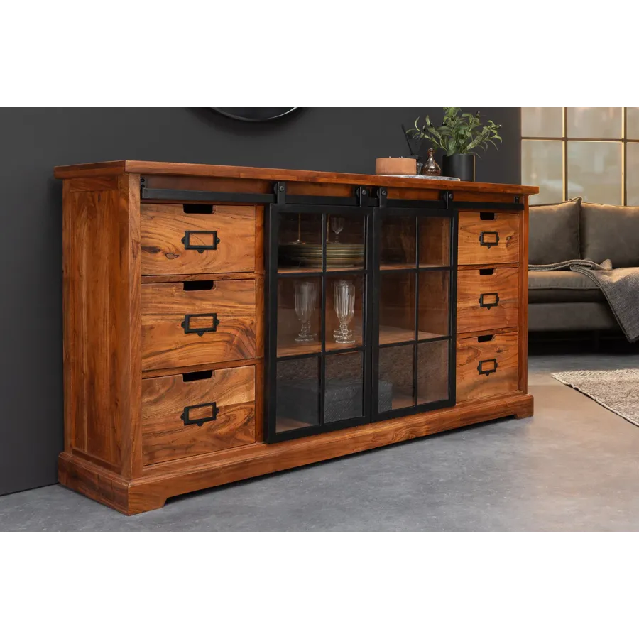 Invicta HERITAGE Komoda lite drewno akacji 148 x 83 x 40cm / 44049