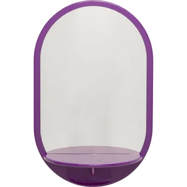 Kare Lustro Scienne GROOVE fioletowe 70 x 110 x 31cm / 71183