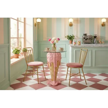 Invicta Stolik boczny ICE CREAM Ø 60cm / 48038